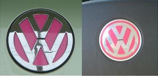 VW Beetle Emblem Vinyl Color Inserts for Steering Wheel and hood+trunk.jpg
