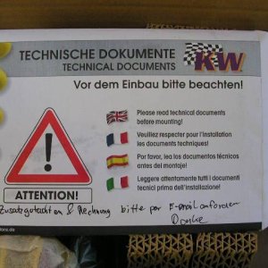 spezialanfertingung airless KW (assetto a ghiera modificato per vw new beetle 2.0 115ps)