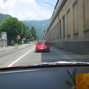 Il serpentone colorato.