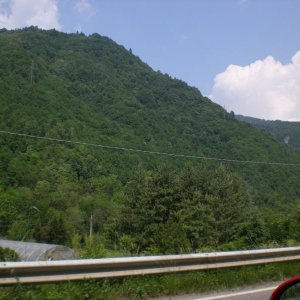 Il serpentone colorato.