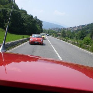 Il serpentone colorato.