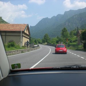 Il serpentone colorato.