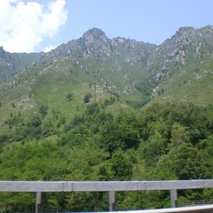 Il serpentone colorato.