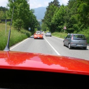 Il serpentone colorato.