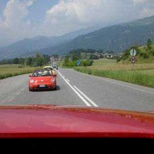 Il serpentone colorato.