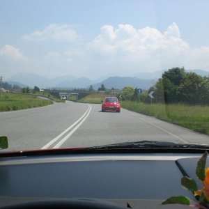 Il serpentone colorato.