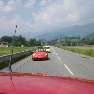 Il serpentone colorato.