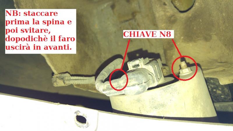 04-sostituzione lampada retromarcia