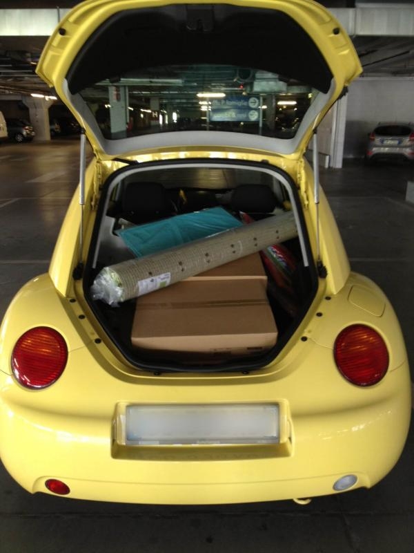 Alla faccia di chi si lamenta che la new Beetle ? piccola...