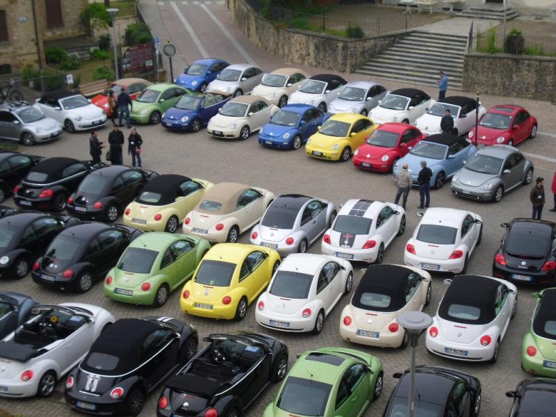 il 28? raduno nazionale delle New Beetle a Vigoleno !