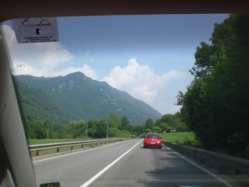 Il serpentone colorato.