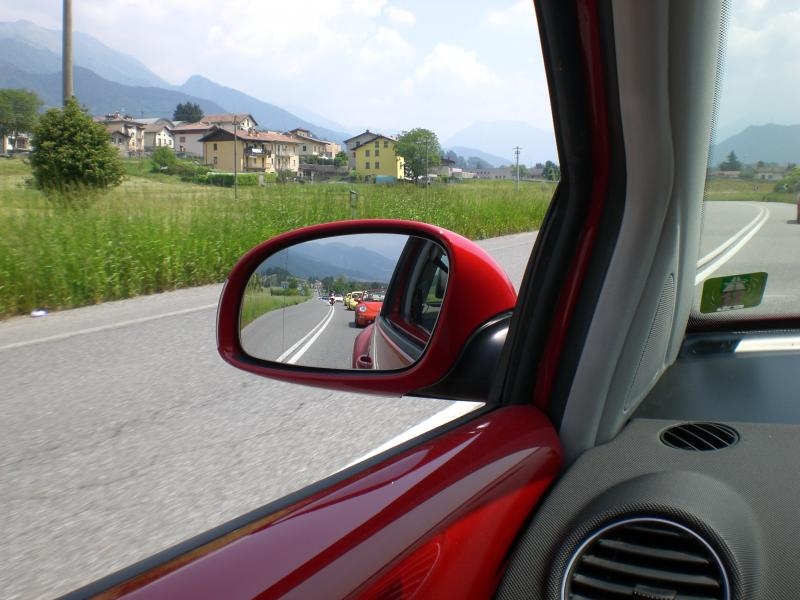 Il serpentone colorato.